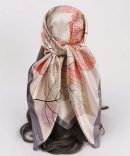 Maple Leaf Silk Scarf - TORFEO