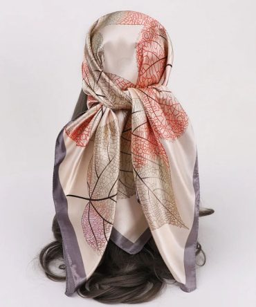 Maple Leaf Silk Scarf - TORFEO