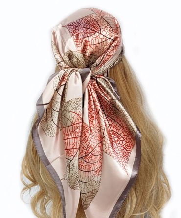 Maple Leaf Silk Scarf - TORFEO