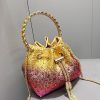Crystal Bloom Pouch Bag - TORFEO