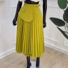 Chartreuse Green Elegance Edge Skirt - TORFEO