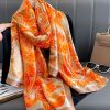 Flame Burst Lattice Scarf - TORFEO