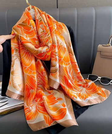 Flame Burst Lattice Scarf - TORFEO