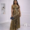 Golden Sparkle Gown - TORFEO