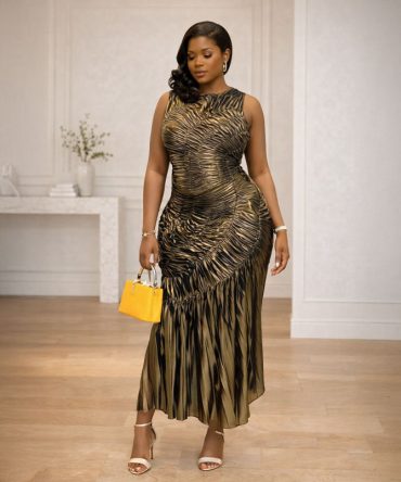 Golden Sparkle Gown - TORFEO