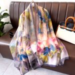 Midnight Whisper Silk Scarf