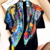 Oasis Square Silk Scarf - TORFEO