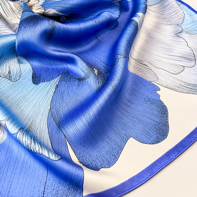 Soft Satin-Finish Scarf - TORFEO