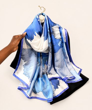 Soft Satin-Finish Scarf - TORFEO