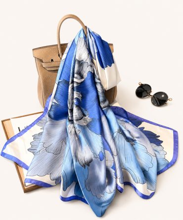 Soft Satin-Finish Scarf - TORFEO