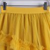 Yellow Tulle A-Line Skirt - TORFEO