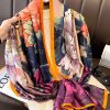 Vibrant Garden Print Scarf - TORFEO