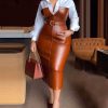 Sienna Empress Belted Dress - TORFEO