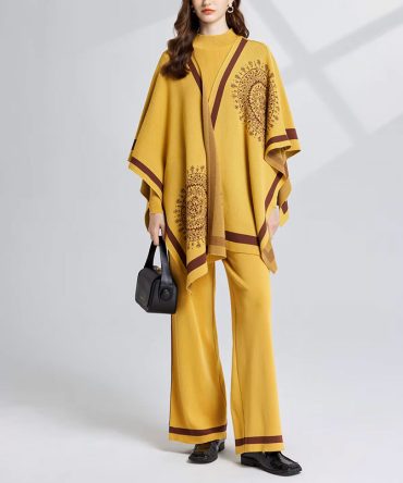 Mustard Yellow The Luxe Serenity Ensemble - TORFEO