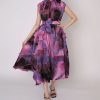 Aurelia Swirls Miyake Dress - TORFEO