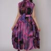 Aurelia Swirls Miyake Dress - TORFEO
