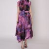 Aurelia Swirls Miyake Dress - TORFEO