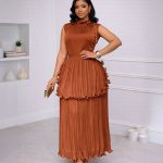 Sahara Layered Pleats Dress