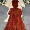 Sahara Layered Pleats Dress - Image 4