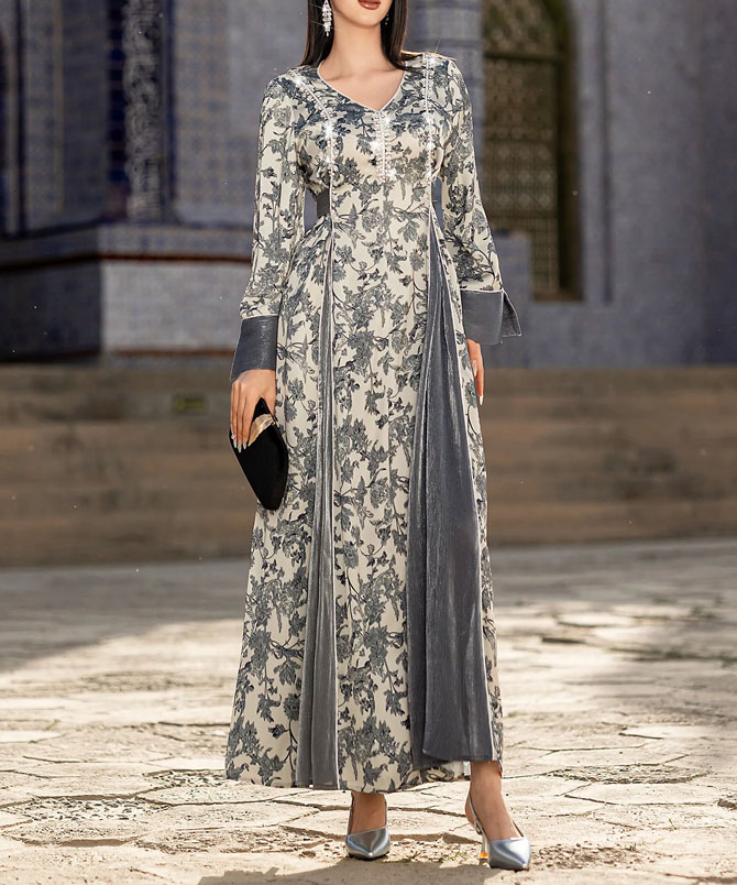 Valencia Embellished Maxi Dress - TORFEO