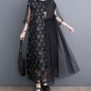 Velora Dot Mesh Dress - TORFEO