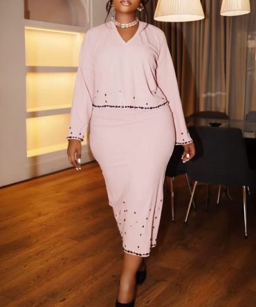 Rhinestone Two Piece Set - TORFEO