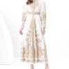 Baroque Belted Dress - TORFEO