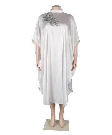 Batwing Asymmetrical Dress - TORFEO
