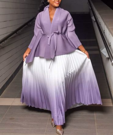 Lavender Miyake Set - TORFEO