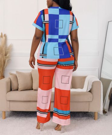Color Block 2-Piece Set - TORFEO