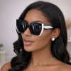 Geo Monochrome Sunglasses - TORFEO