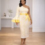 Lace One Shoulder Dress