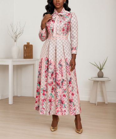 Necktie Rose Dress - TORFEO