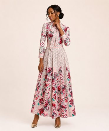 Necktie Rose Dress - TORFEO