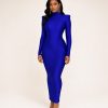 The Rhea Dress in Blue - TORFEO