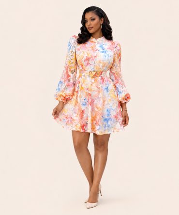 Serenity Bloom Dress - TORFEO