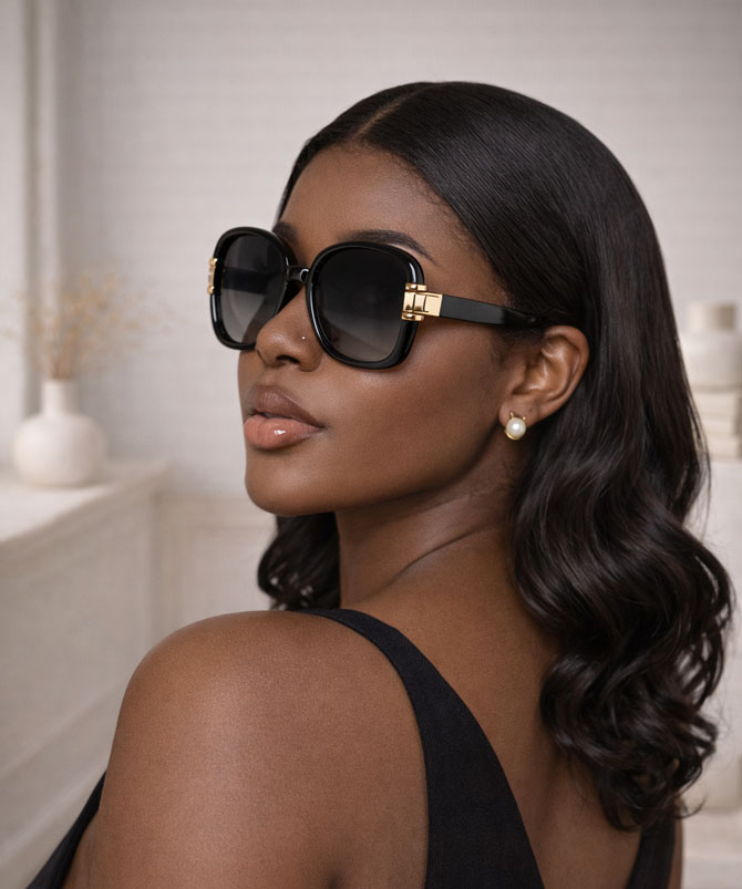 Black Aurora Muse Sunglasses - TORFEO