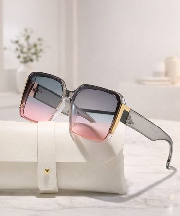 Blush Pink Lumiere Fade Sunglasses - TORFEO