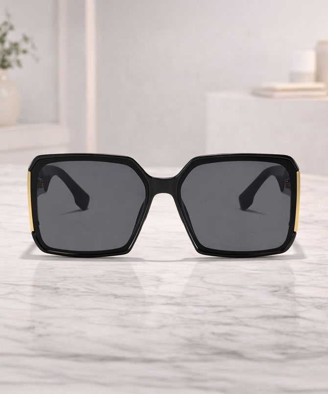 Black Lumiere Fade Sunglasses - TORFEO