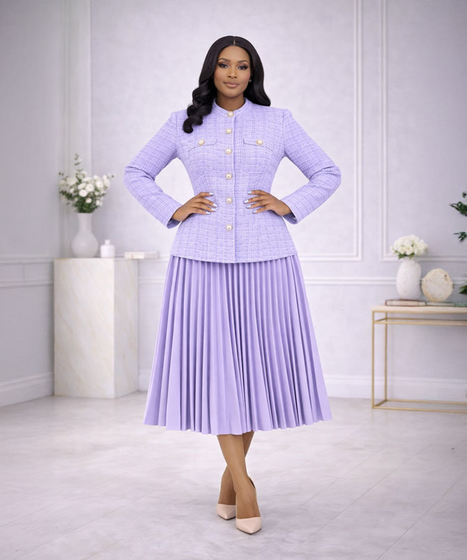 Front View of the Modern Heiress Set - TORFEO