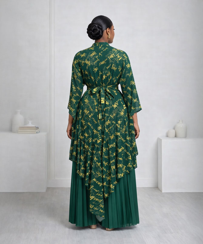 Script Luxe Two Piece Set - TORFEO