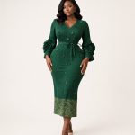 Appliques Miyake Midi Dress