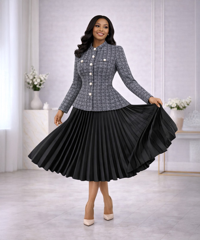 Black Modern Heiress Set - TORFEO