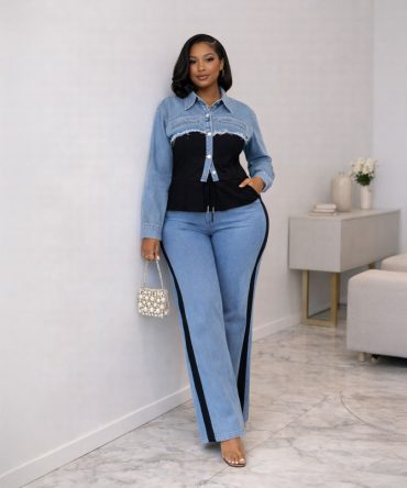 Street Chic Denim Set - TORFEO