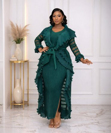 Verde Miyake Two Piece - TORFEO