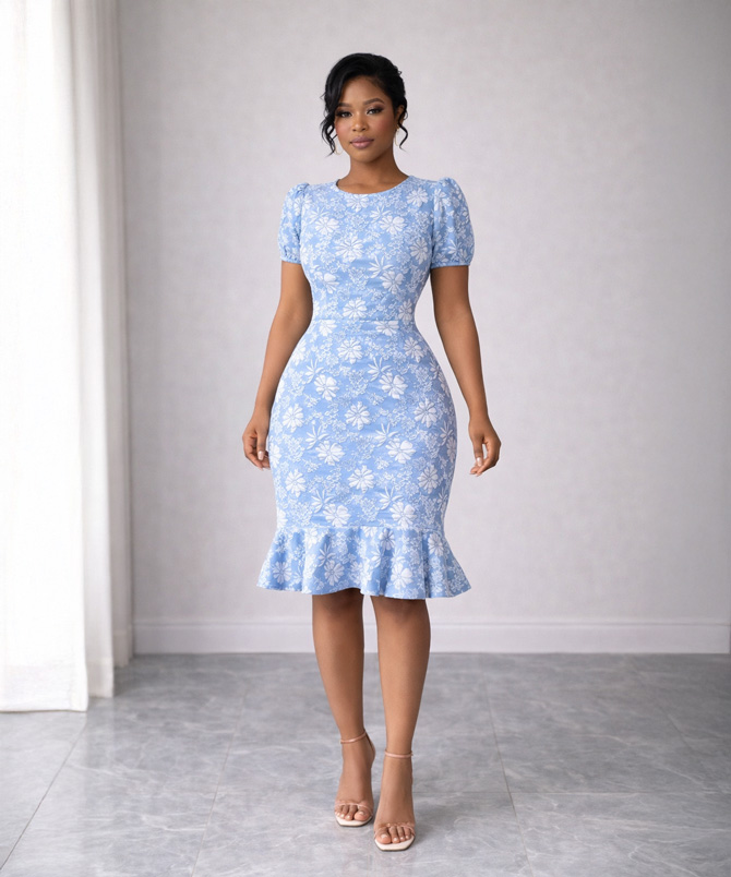 Bluebell Bloom Dress - TORFEO
