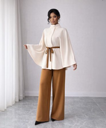 Ivory Aura Cape Set - TORFEO