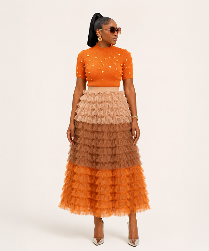 Belle Two-Piece Skirt Set - TORFEO