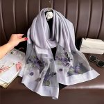 Blossom Embellished Scarf