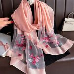 Blossom Embellished Scarf